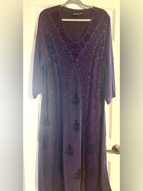 Holy Clothing Maxi Dress Purple Renaissance Festival 2X